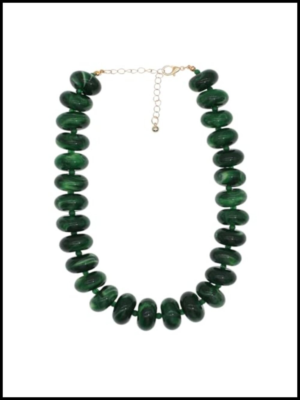 Chunky Big Beaded Necklace for Women Colorful Large Beads Choker